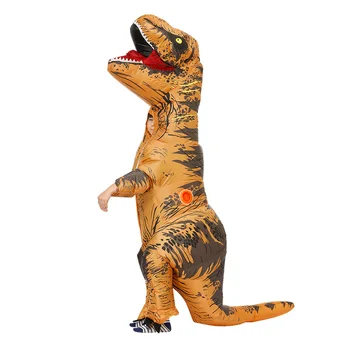 Opblaasbare Dinosaurus Cosplay Kostuum Voor Volwassenen Kids Party Nieuwigheid Kleding