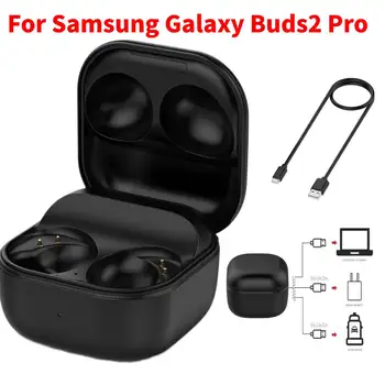 Opladen Case voor Samsung Galaxy Buds2 Pro SM-R510 Oordopjes met USB Koptelefoon Kosten Vak Bin Vervangende Koptelefoon Oplader