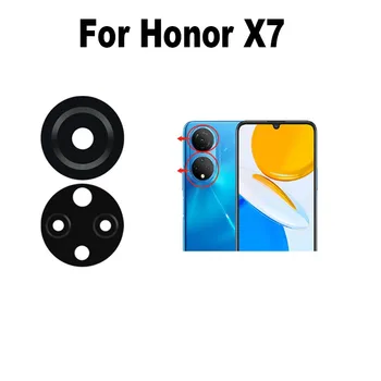 Origineel Voor de Huawei Honor X7 Achterste Camera aan de achterkant Glazen Lens Cover Bovenste Glas Vervangen Met een Zelfklevende Sticker CMA-LX2 2022