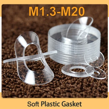 PVC Ring M1.3 M1.4 M2 M2.5 M3 M4 M5 M6 M8 M10 M12 M20 Soft Hard Plastic Afdichting Transparante Isolatie Plat Paded Schroeven WASMACHINE