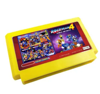 Remix 8-bit game card collectie 73-in-1 voor rockman megaman 60 pin-fc spel cartridge video game console cassette