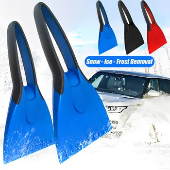 Silicone Auto Ice Schrapers Auto Sneeuw Borstel Zacht Anti-slip Handvat Auto Ijskrabber Auto sneeuwschep Verwijdering Auto Winter Accessoires