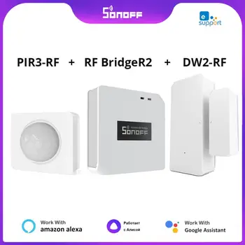 SONOFF RF Bridge R2 433MHz DW2 Deur Venster PIR3 Motion Sensor Smart Scene Home Security Door eWeLink Google Startpagina Alexa Alice