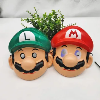 Super Mario Bros Anime Figuren Mario Luigi Partij Maskers Cartoon Masker voor Kinderen, Verjaardag Thema Decoraties Levert Gfits
