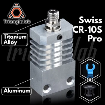 Trianglelab Zwitserse CR10S PRO Hotend upgrade KIT Precisie aluminium Heatsink Titanium Warmte BREKEN 3D-printer Hotend voor de CR-10S PRO