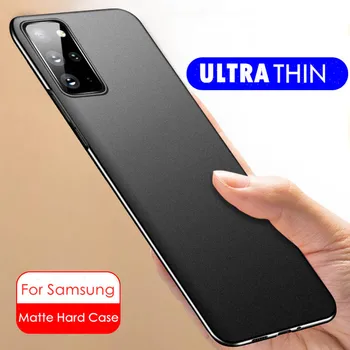 Ultra Dunne Matte Case Voor Samsung Galaxy Note-20 Ultra A51 A71 5G M51 S20 FE S21 S22 Plus A22 A52 A72 Hard Plastic Cover