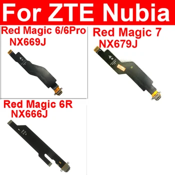 USB Lader Dock Flex Kabel Voor de ZTE Nubia Rode Magic 6 Pro NX669J 6R NX666J 7 NX679J 7Pro NX709J 7s Pro NX709S 8Pro Plus 