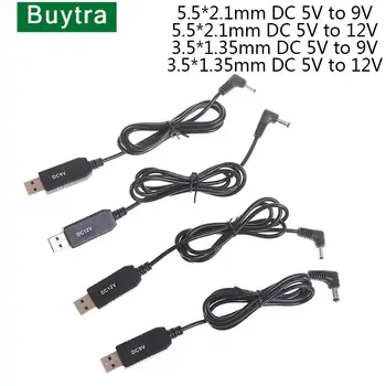 USB power boost lijn 5V DC 9V 12V Step UP Adapter Kabel 3.5*1.35 mm 5.5*2.1 mm