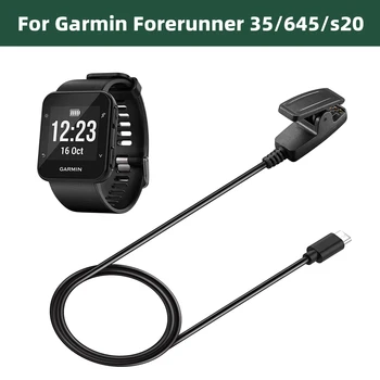 USB/Type-C oplaadkabel Gegevens Clip Cradle Lader voor Garmin Forerunner 35 645 S20 Vivomove Trend Smart Watch Dock Lader