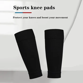 Voetbal sport been pads vaste sokken mouw hoge elastische zijde ademend mesh-transpiratie been mouw sokken