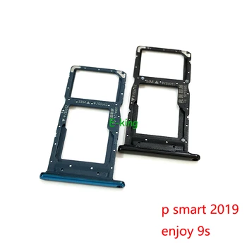 Voor Huawei P Smart Z 2019 Genieten 9s 10 Plus Sleuf voor Sim-Kaart Lade Houder van de Sim-Kaartlezer Aansluiting