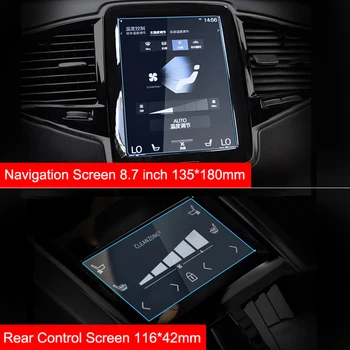 Voor Volvo XC60 XC90 XC40 S90 V90 V60 XC 60 90 2015 - 2019 2020 2021 2022 Gehard Glas Auto Navigatie Scherm Film Accessoires