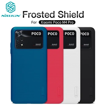 Voor Xiaomi Poco M4 Pro 4G 5G Geval NILLKIN Mat Shield Case Ultra-dunne Vaste PC Luxuly Beschermende Cover Voor Poco M4 Pro