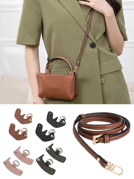 Vrouwen Bag Transformatie Accessoires Voor Longchamp Mini Bag Strap Punch-gratis Lederen Schouderband Crossbody Conversie