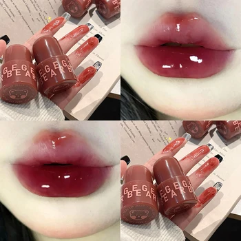 Water Licht Jelly Stempel Lipgloss Hydraterende Vloeistof Lip Glaze-Koreaanse Getande Lippen Make-Up Cosmetica Lip Moisturizer Tint Lippenstift