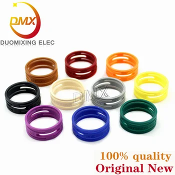 XLR-Anti-Roll Kleur Ring NC3FXX NC3MXX Speciale Multi-Color Anti-Roll Microfoon Signaal Kabel Connector Marker Ring 10 Kleuren