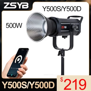 ZSYB Y500S/Y500D LED Video lamp 500W Fotografie Licht APP Studio Foto van de Lamp Dual Color Camera Licht voor Youtube Tiktok